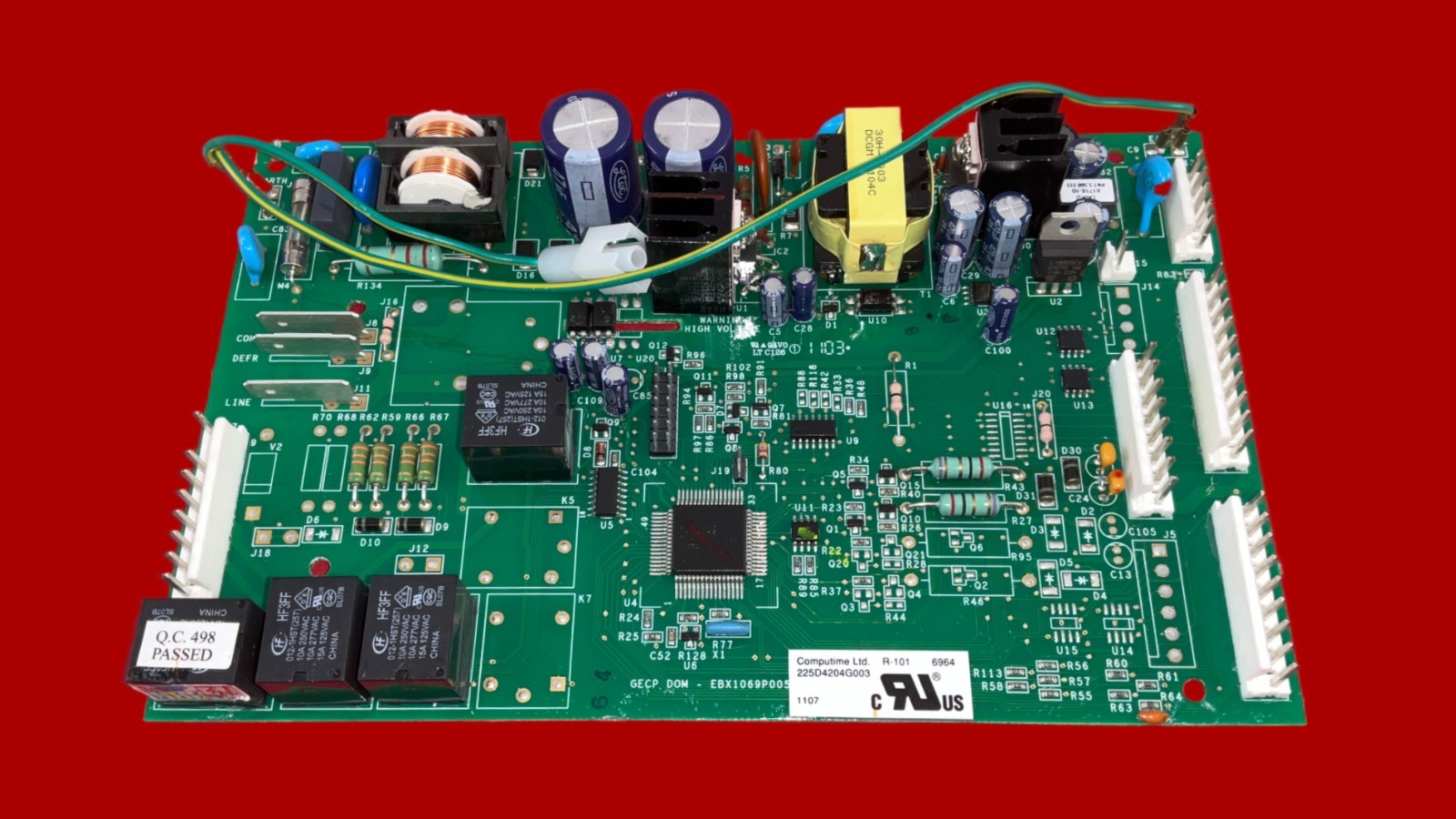 GE Refrigerator Control Board 225D4204G003 | WR55X10968 | OEM Used Tested