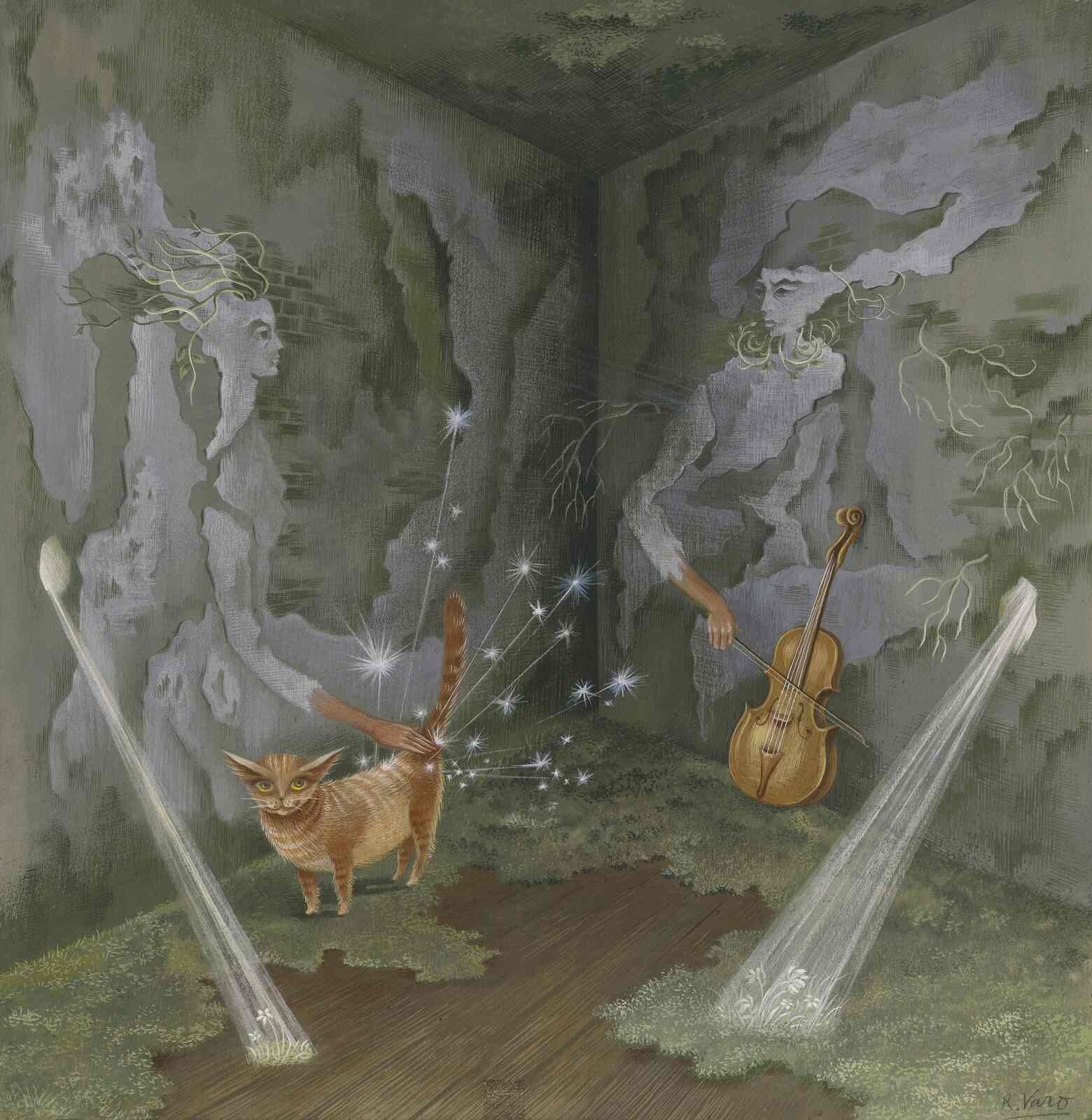 Remedios Varo Cosmic Energy Inspiration Surrealist Gouache