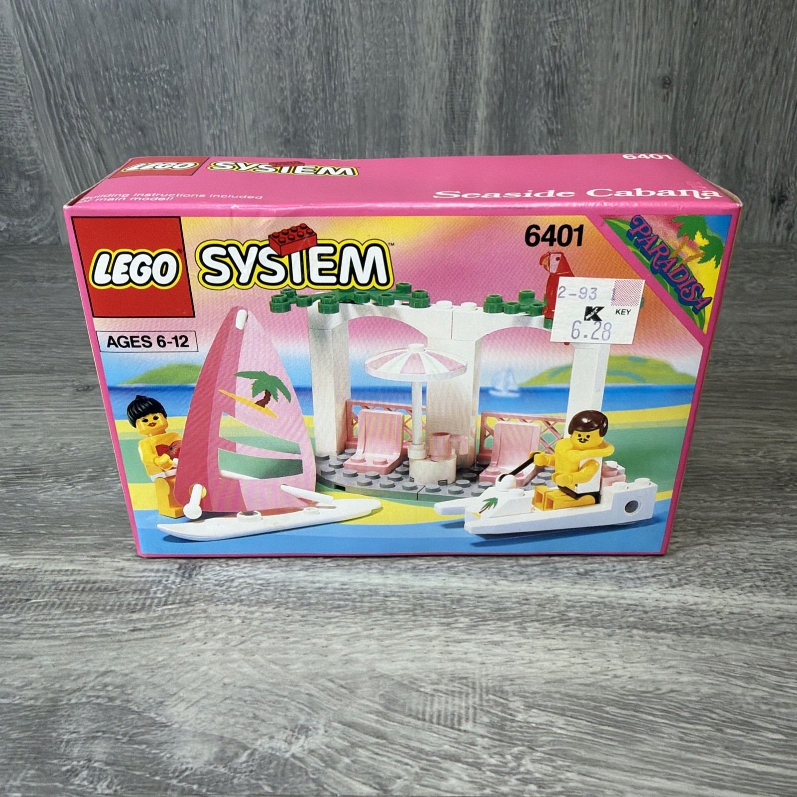 Lego System 6401 Seaside Cabana - Brand New In Factory Sealed Box Lego System 6401 Seaside Cabana - Brand New In Factory Sealed Box