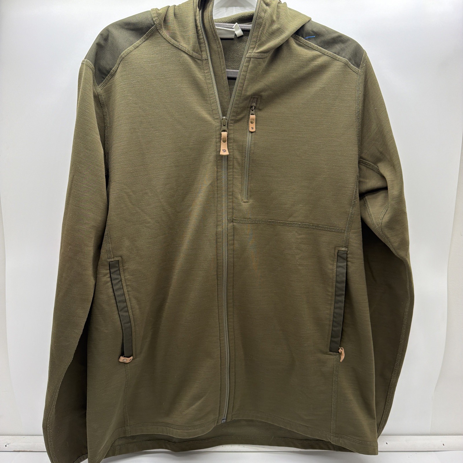 Fjallraven Keb Fleece Hoodie Mens XL Olive Green Full Zip Jacket Outdoor Fjallraven Keb Fleece Hoodie Mens XL Olive Green Full Zip Jacket Outdoor