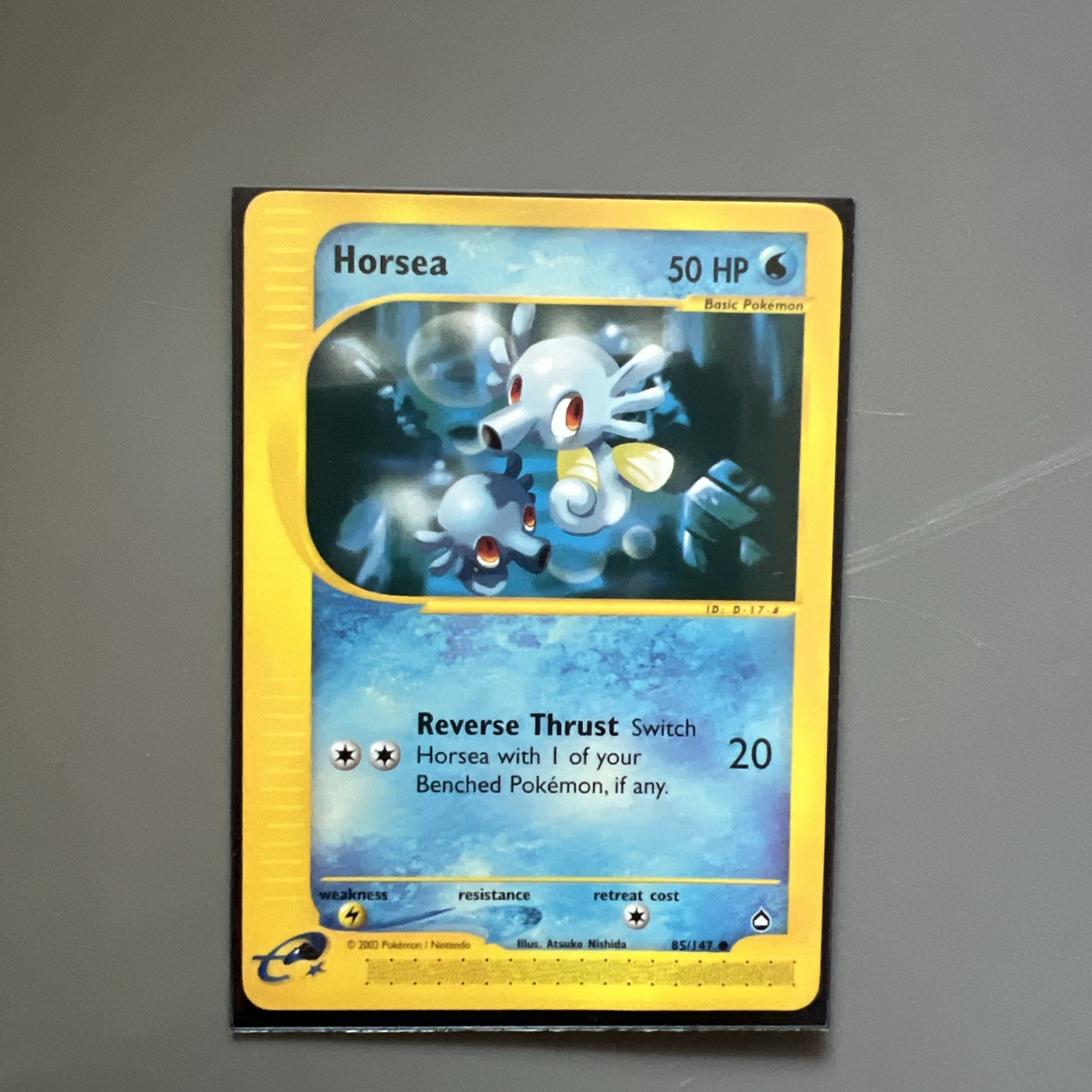 Horsea (85) Common Pokemon Card Aquapolis 85/147 Horsea (85) Common Pokemon Card Aquapolis 85/147
