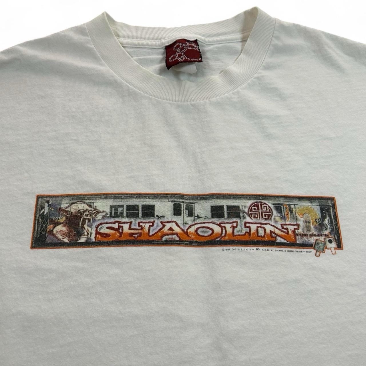 Rare Vintage Grail Skate T Shirt 2001 Shaolin Worldwide Box Logo - XL - USA Made Rare Vintage Grail Skate T Shirt 2001 Shaolin Worldwide Box Logo - XL - USA Made