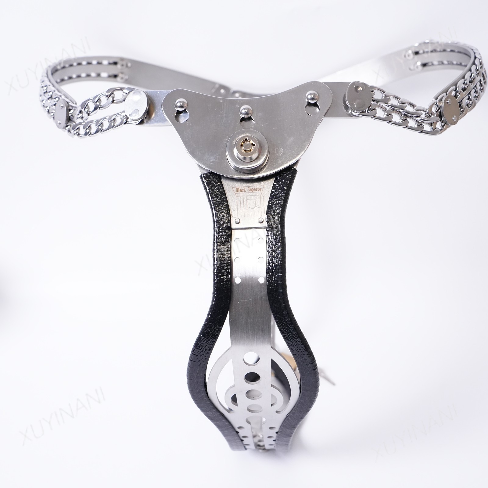 Stainless Steel Chastity Belt Lockable Adjustable Pants Restraint For Female