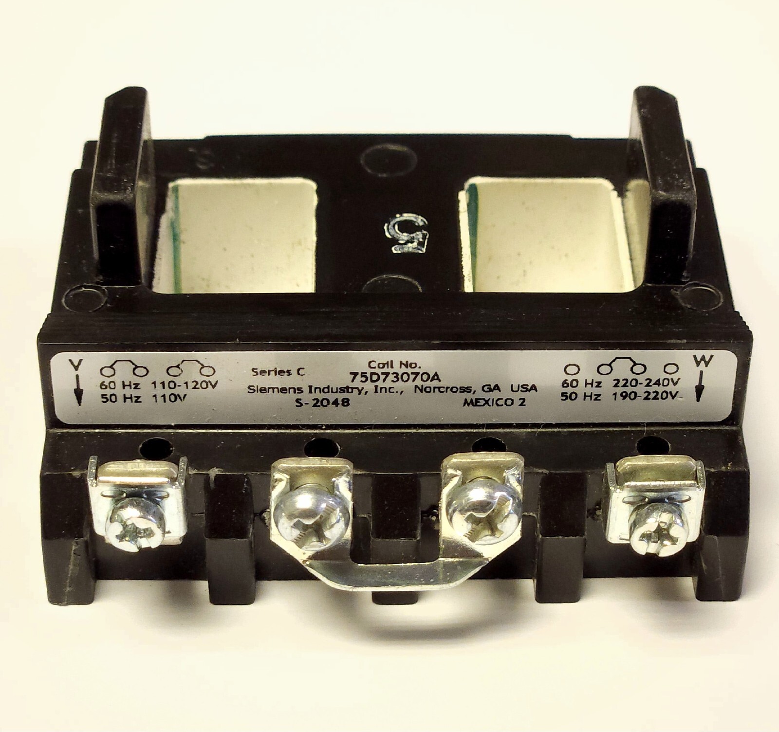 SIEMENS FURNAS 75D73070A Dual Voltage Coil 110-120 VAC 190-240 VAC Size 00 SIEMENS FURNAS 75D73070A Dual Voltage Coil 110-120 VAC 190-240 VAC Size 00