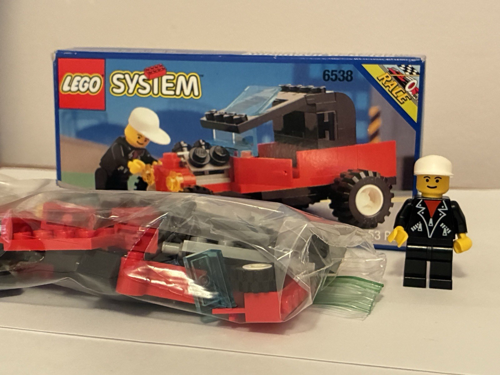 LEGO VINTAGE 6538 Race Series Rebel Roadster USED Near Complete LEGO VINTAGE 6538 Race Series Rebel Roadster USED Near Complete