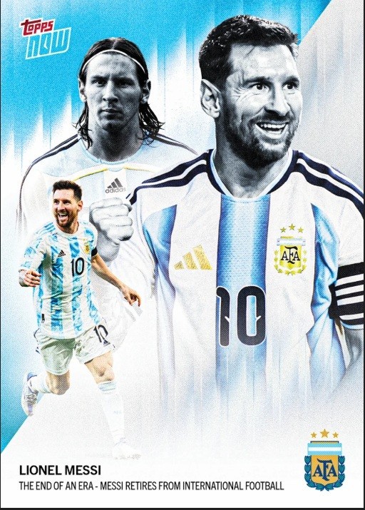 2026 Topps Now Argentina #1 Lionel Messi PRESALE