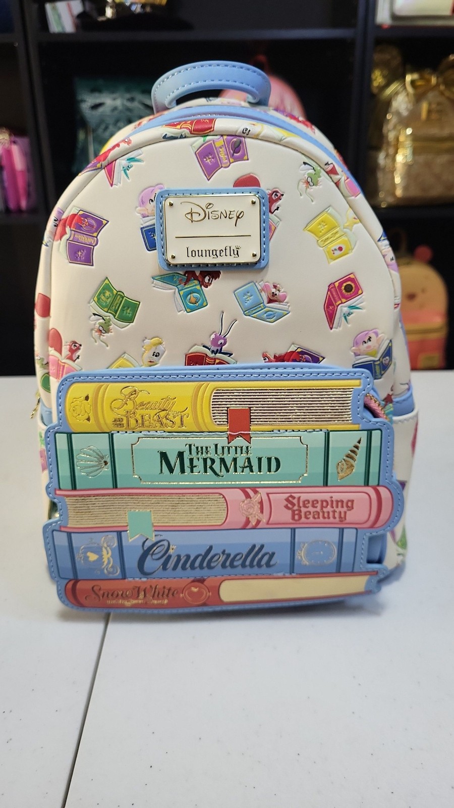 NWT HT Loungefly Disney Princesses Books Backpack NWT HT Loungefly Disney Princesses Books Backpack