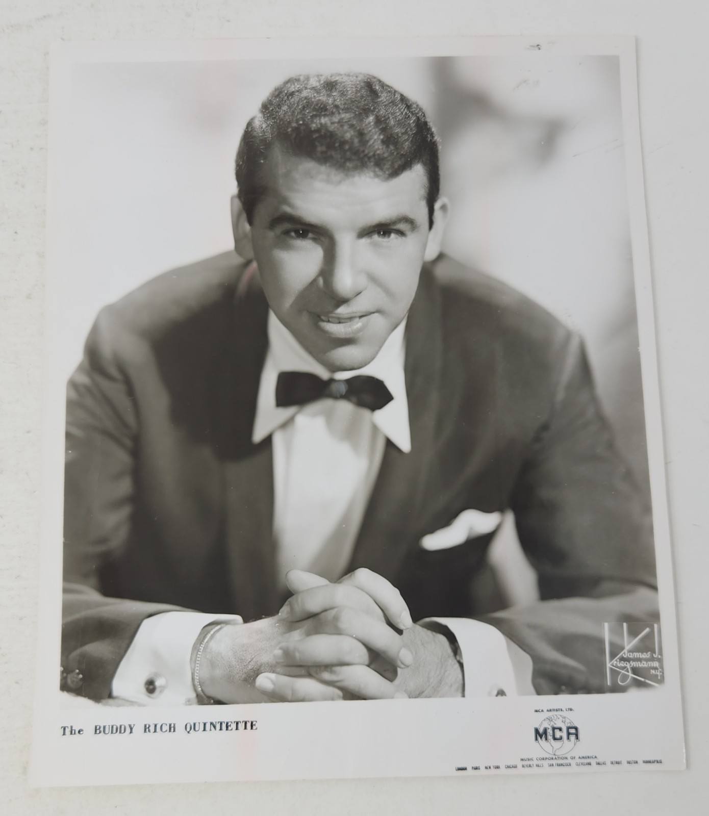 Vintage 1955 Buddy Rich 8x10 Press Photo MCA Jazz Promo Original Archive Vintage 1955 Buddy Rich 8x10 Press Photo MCA Jazz Promo Original Archive
