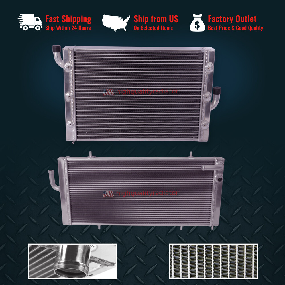 Radiator & Auxiliary Radiator For  2017-2021 Polaris RZR XP4 XP 4 Turbo Aluminum
