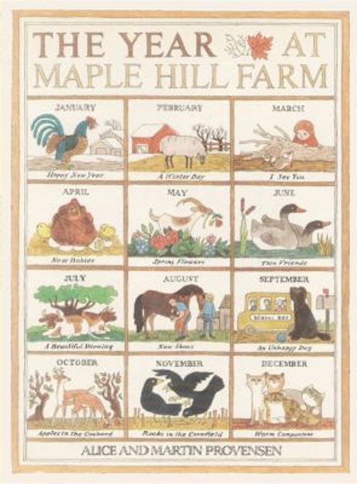 The Year at Maple Hill Farm Picture Book Alice, Provensen, Martin The Year at Maple Hill Farm Picture Book Alice, Provensen, Martin
