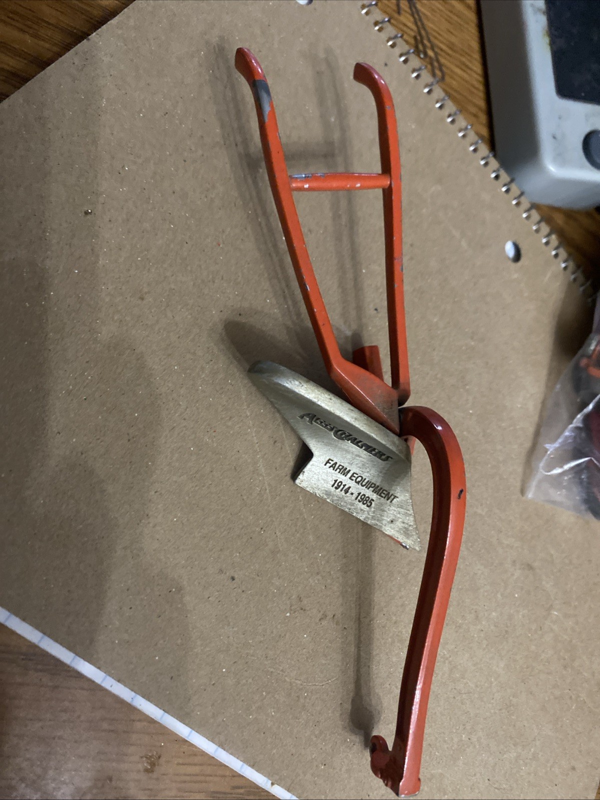 Ertl Allis Chalmers one bottom plow replica collectible, Ertl Allis Chalmers one bottom plow replica collectible,