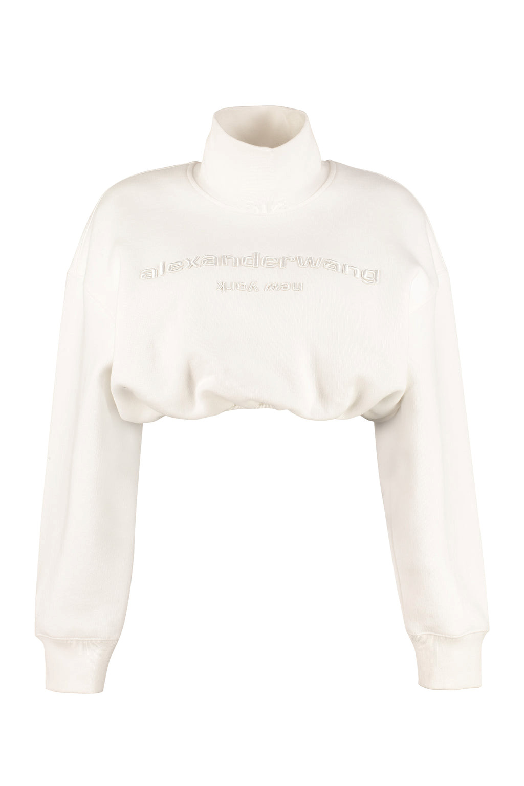 Alexander Wang Women\'s Signature Logo Sweatshirt in White