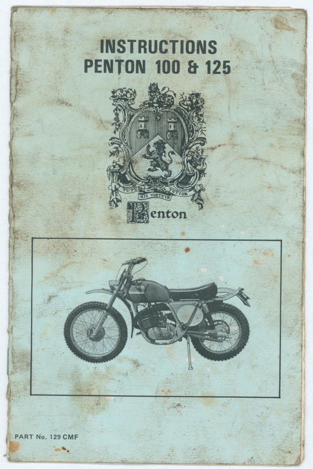 1972 Penton 100 125 Motorcycle Instructions Owners Manual Berkshire Six Day OEM 1972 Penton 100 125 Motorcycle Instructions Owners Manual Berkshire Six Day OEM