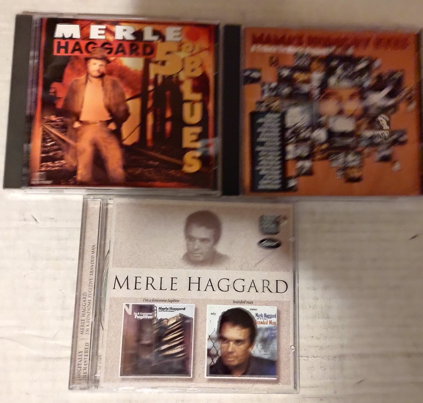 Merle Haggard 3 CDs See Pictures For Titles Merle Haggard 3 CDs See Pictures For Titles