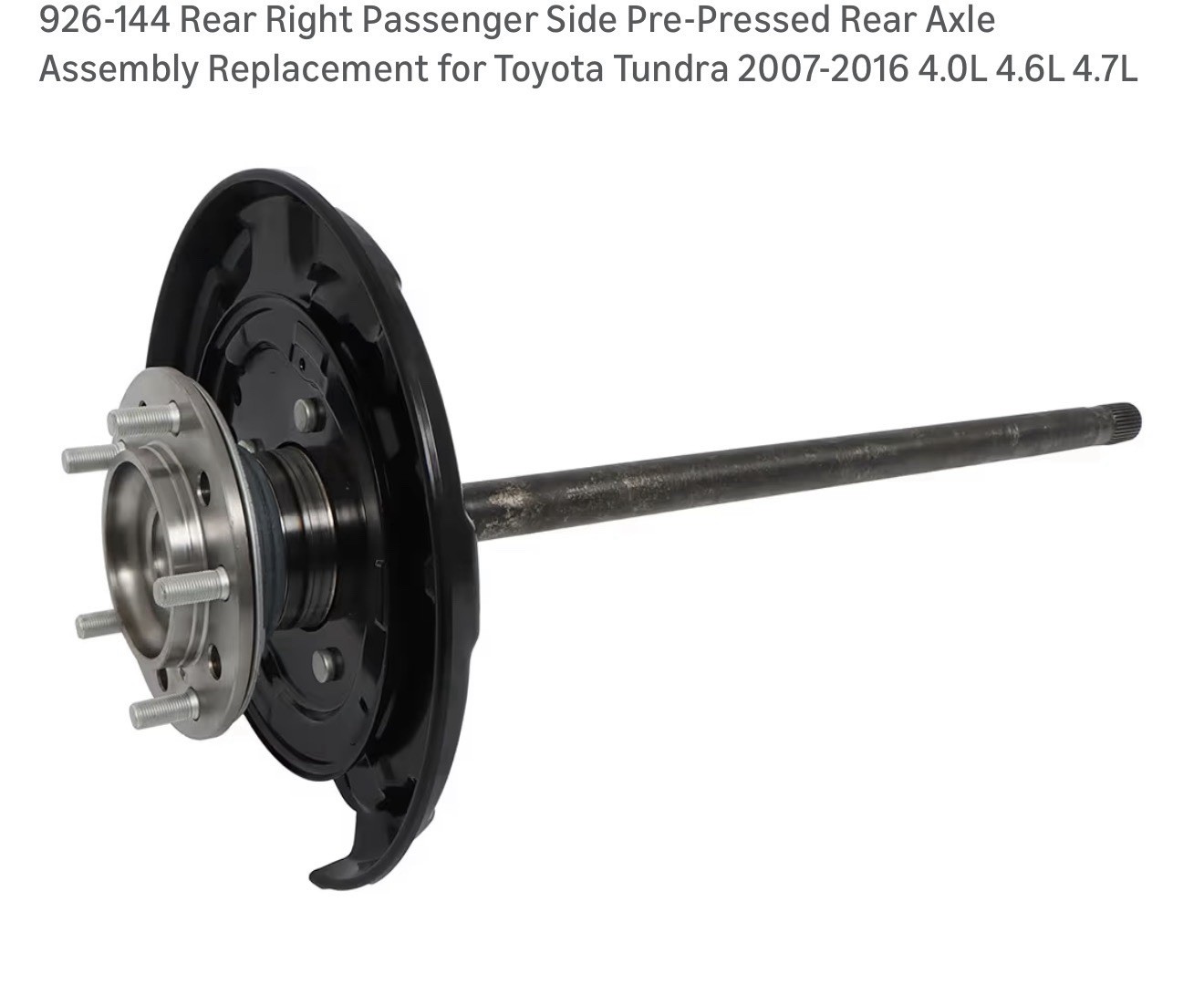 Drive Axle Shaft UNITED RECYCLERS GROUP 452059 fits 00-06 Toyota Tundra Drive Axle Shaft UNITED RECYCLERS GROUP 452059 fits 00-06 Toyota Tundra