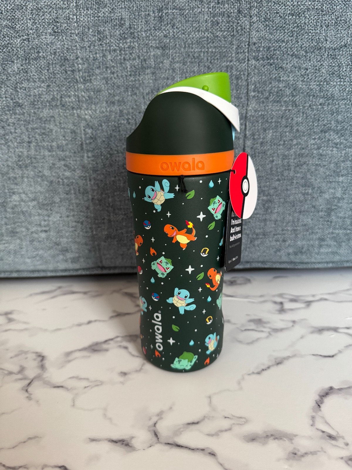 Pokemon x Owala 16 fl oz Stainless Steel Freesip Water Bottle - NEW