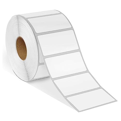 2x1 Direct Thermal Labels, 13000 Count, 10 Rolls, White Paper Stickers 2x1 Direct Thermal Labels, 13000 Count, 10 Rolls, White Paper Stickers