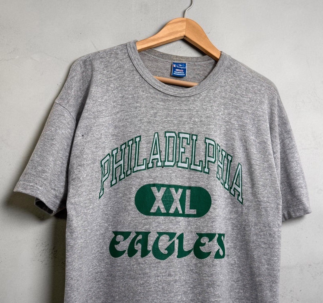 Vintage 80’s Champion Philadelphia Eagles T-Shirt Size XL Heather Gray NFL USA Vintage 80’s Champion Philadelphia Eagles T-Shirt Size XL Heather Gray NFL USA