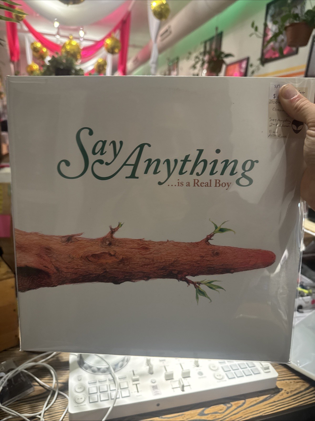 Say Anything Is A Real Boy 2015 Pressing Vg+ Vinyl Record Green Stone Say Anything Is A Real Boy 2015 Pressing Vg+ Vinyl Record Green Stone