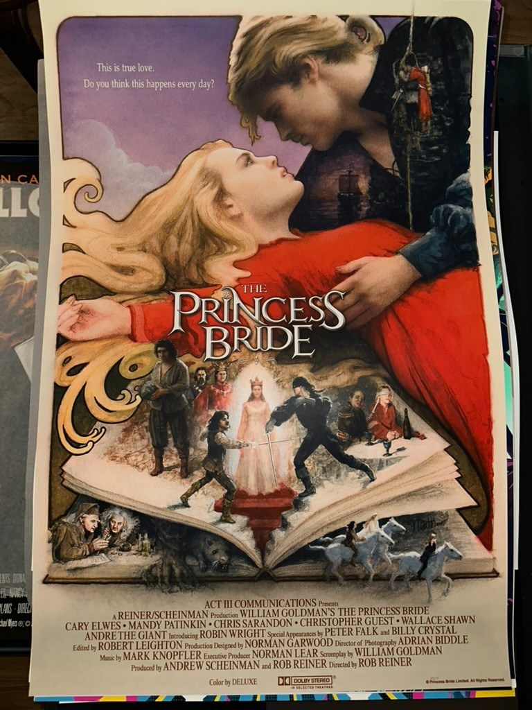 The Princess Bride Matthew Peak Art Print Movie Poster Mondo Bottleneck Gallery The Princess Bride Matthew Peak Art Print Movie Poster Mondo Bottleneck Gallery
