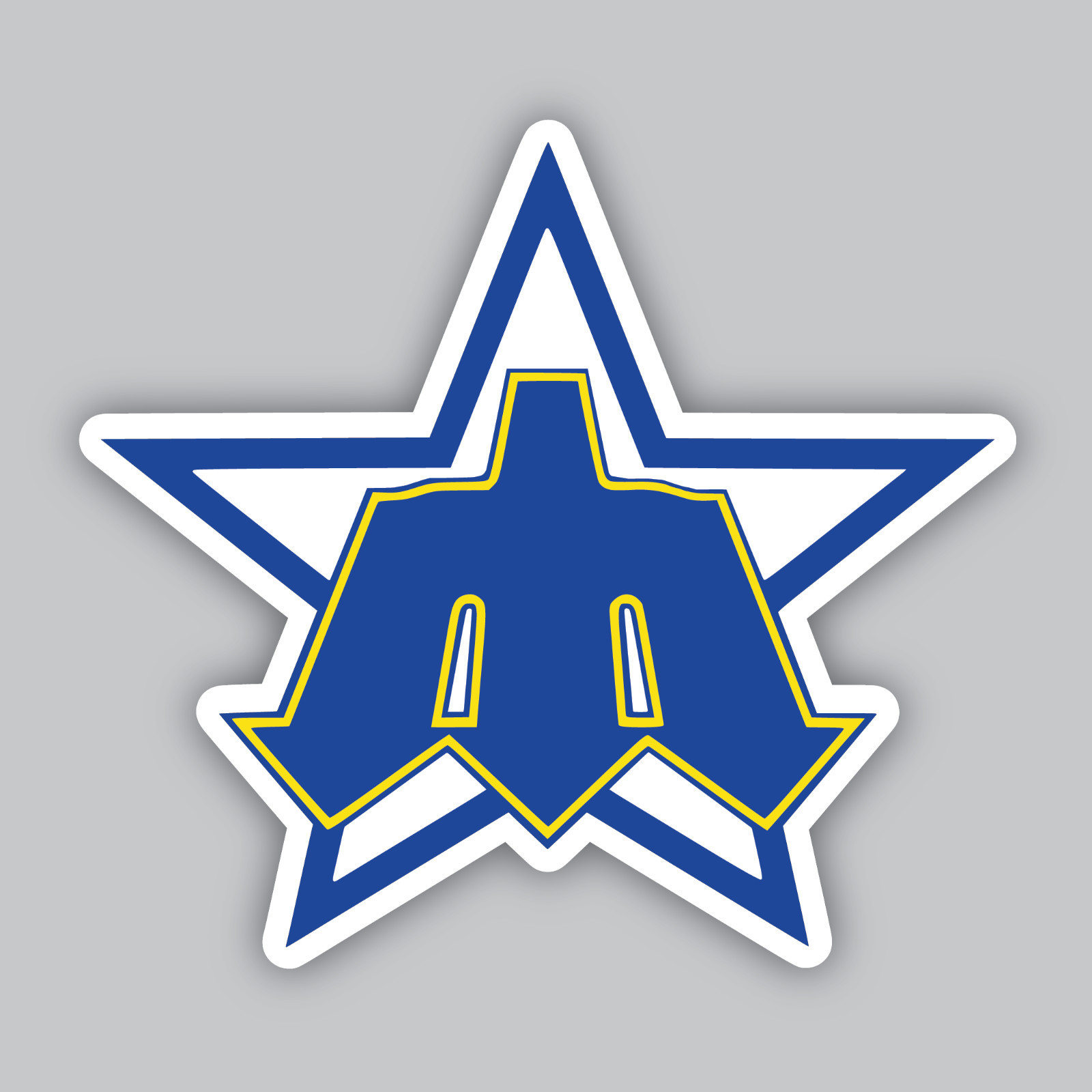 Seattle Mariners Vinyl Sticker/Decal - MLB Baseball -AL West - Vintage Throwback