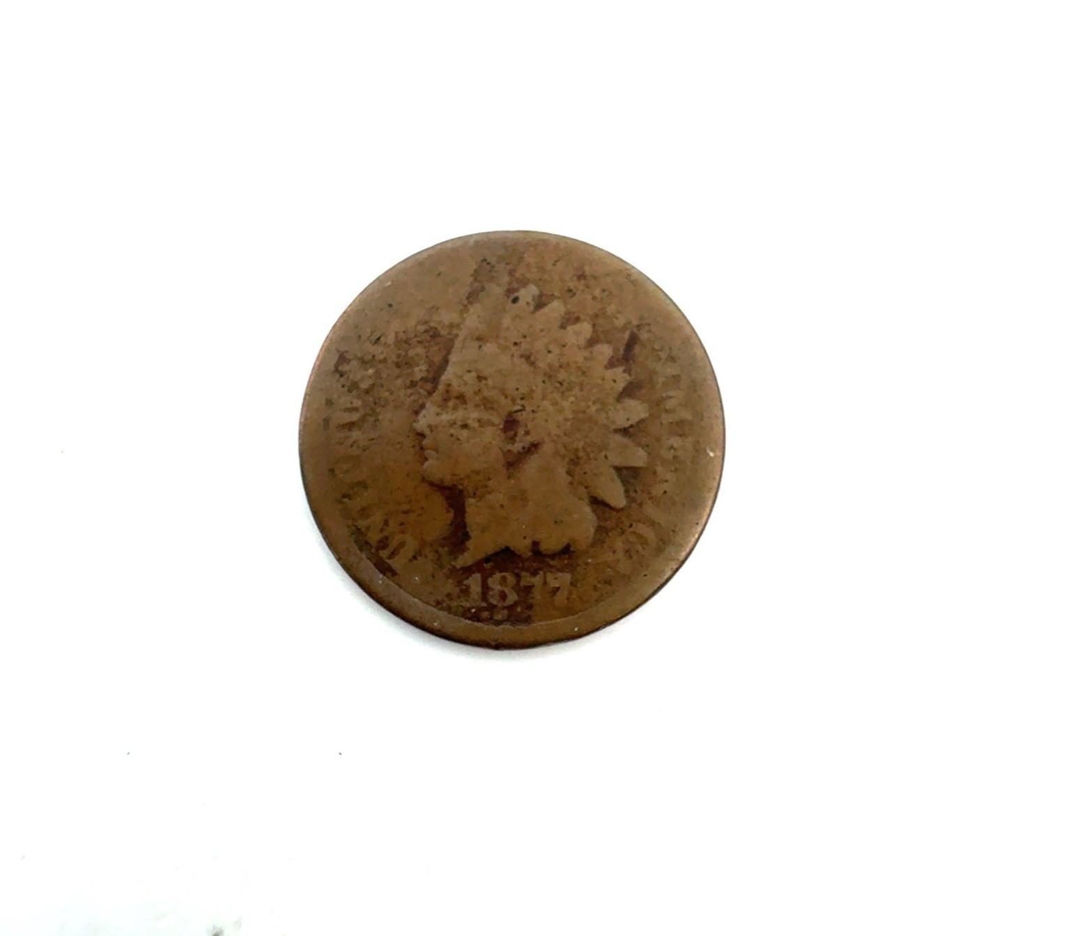 1877 1c Indian Head Cent Key Date Rare Better Details Ungraded Philadelphia Coin 1877 1c Indian Head Cent Key Date Rare Better Details Ungraded Philadelphia Coin