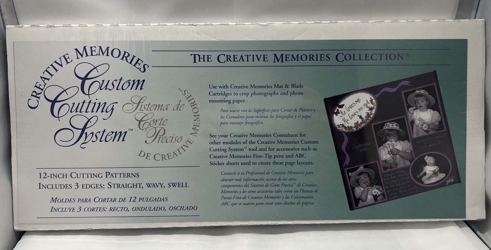 Creative Memories Custom Cutting System 12” Patterns Straight Wavy Swell NIP Creative Memories Custom Cutting System 12” Patterns Straight Wavy Swell NIP