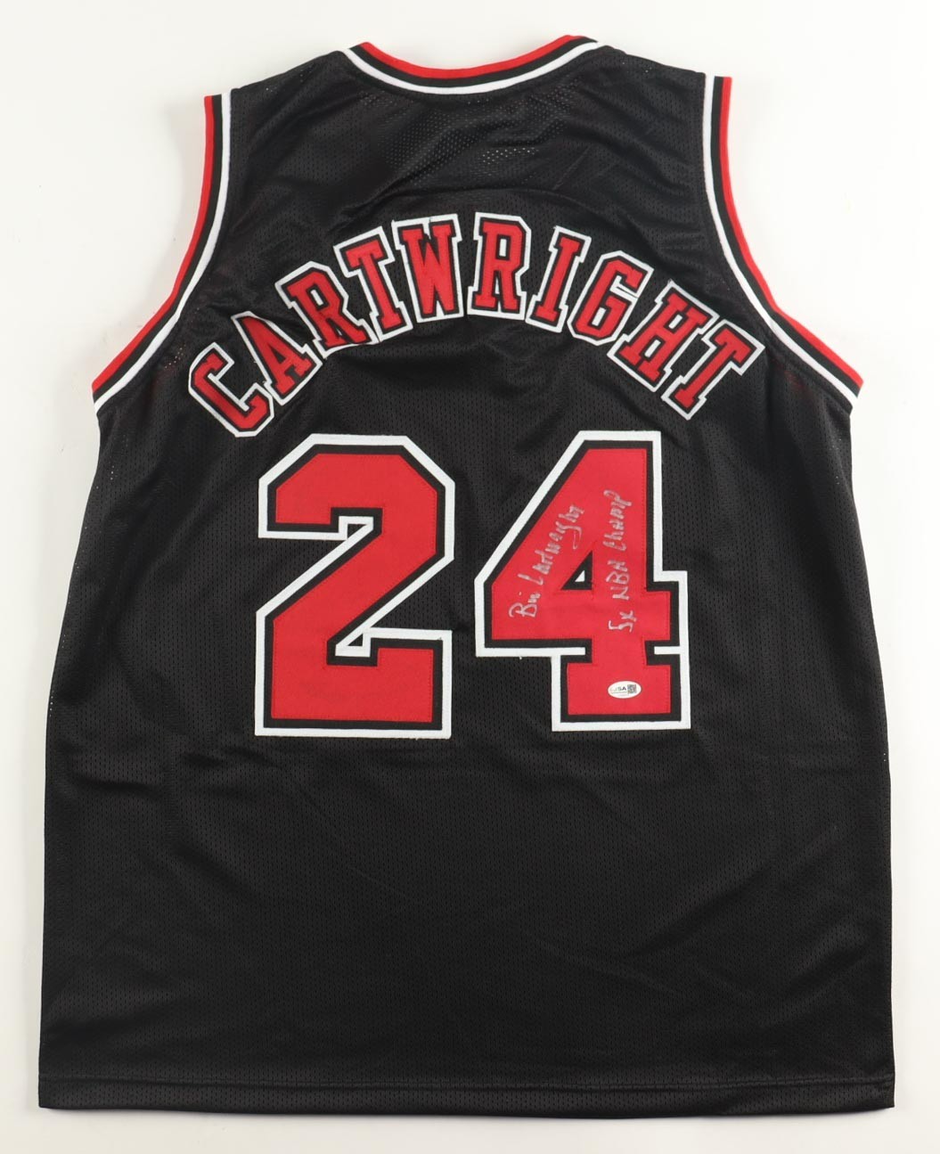 Bill Cartwright Signed Chicago Bulls Alternate Jersey (JSA) 1979 1st Round Pick Bill Cartwright Signed Chicago Bulls Alternate Jersey (JSA) 1979 1st Round Pick