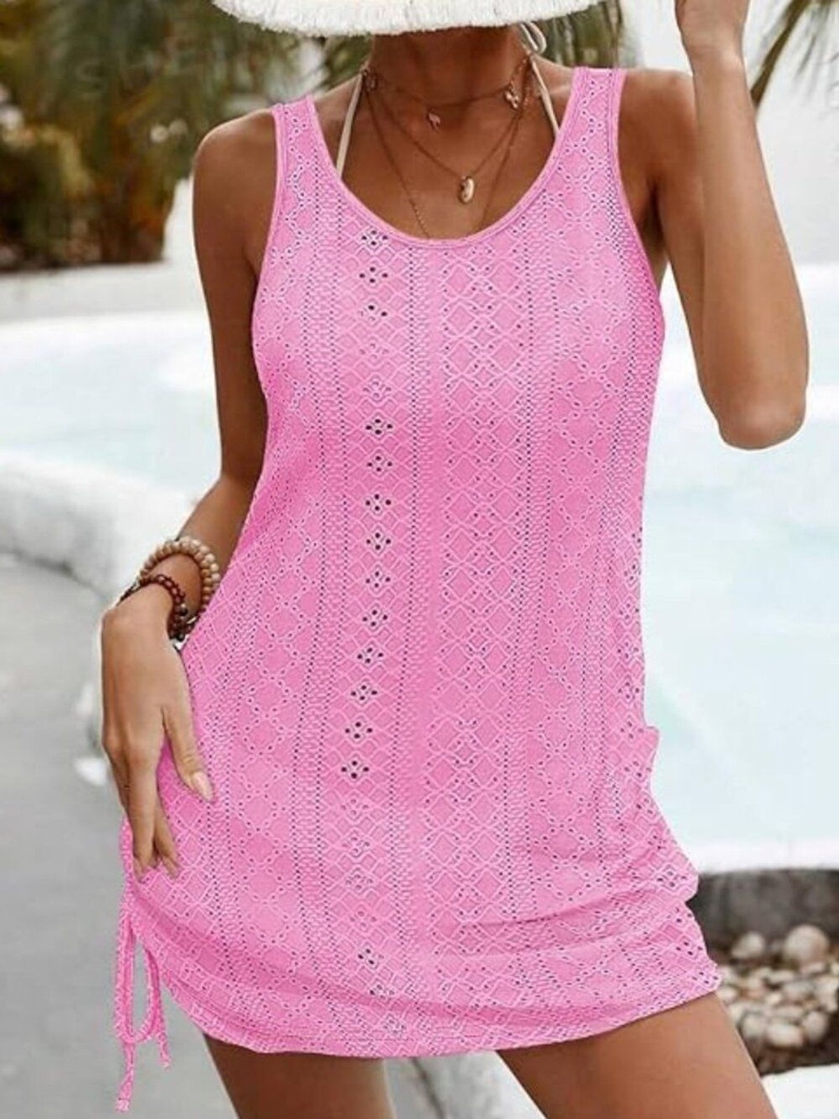 Women\'s Pink Cover-up Women\'s Pink Cover-up