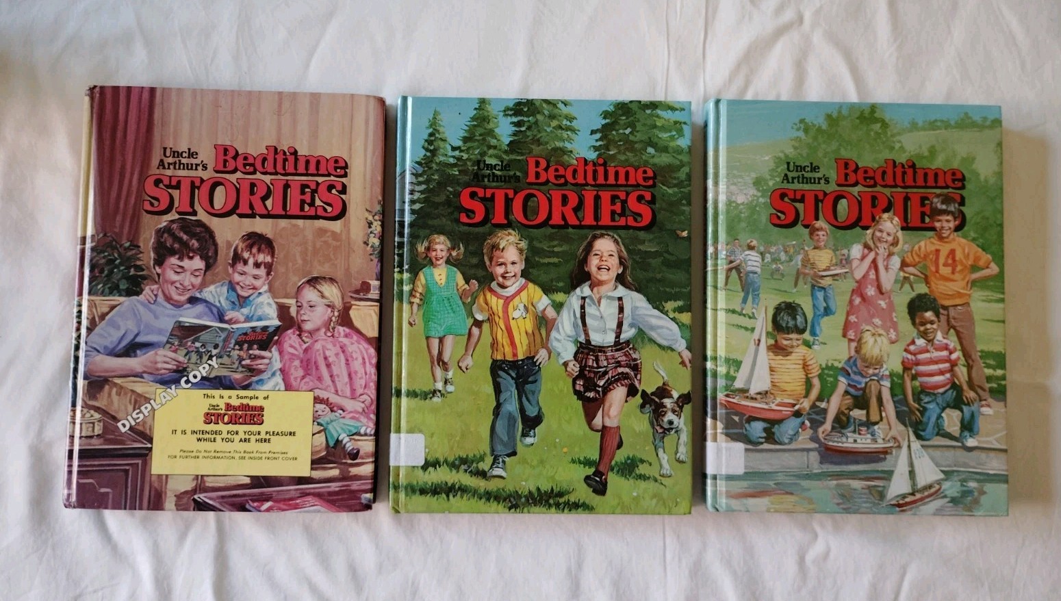 Rare/Vintage 1976 Uncle Arthur\'s Bedtime Stories Volume 1, 2 & 4 HC Books EXC Rare/Vintage 1976 Uncle Arthur\'s Bedtime Stories Volume 1, 2 & 4 HC Books EXC