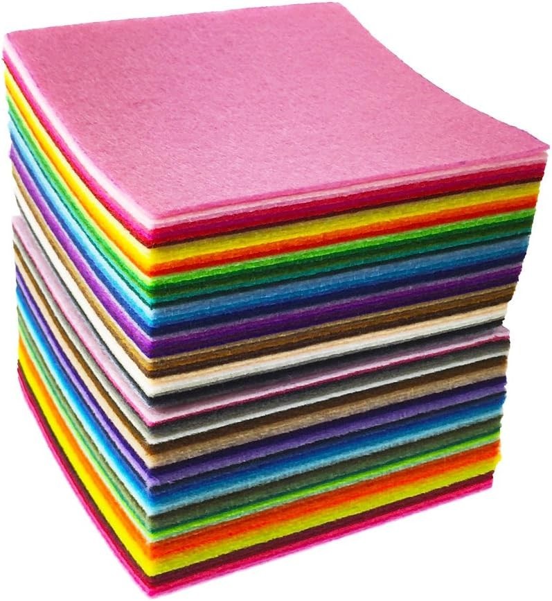 High-Quality 1mm Thick Craft Felt Sheets - 88 Assorted Colors for Creative Use High-Quality 1mm Thick Craft Felt Sheets - 88 Assorted Colors for Creative Use