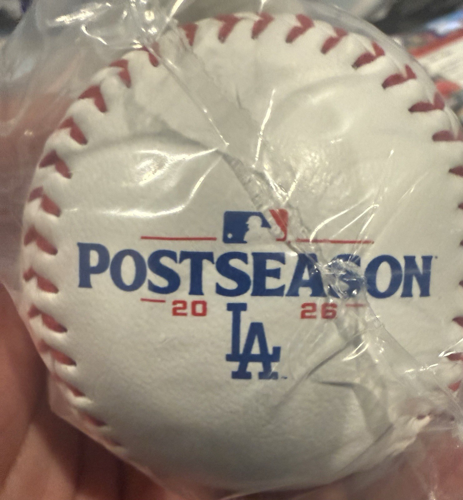 Los Angeles Dodgers 2026 POSTSEASON Stadium Exclusive Baseball Ball