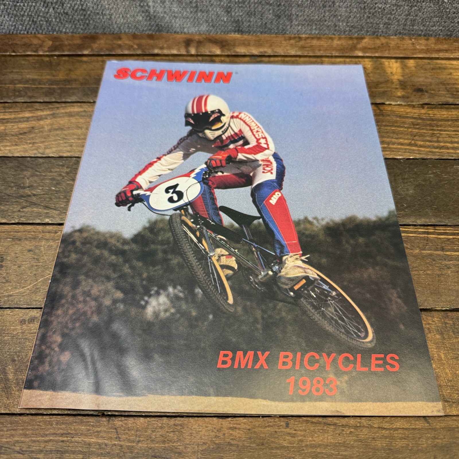Vintage 1983 Schwinn BMX Bicycles Catalog Brochure Predator 80s 83 Freestyle