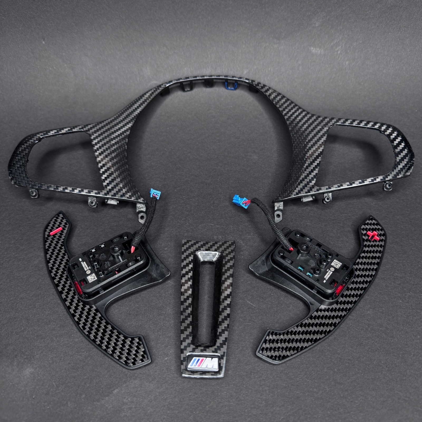 BMW M2 M3 M4 CARBON Steering Wheel Trim & Paddles G20 G21 G28 G80 G82 F40