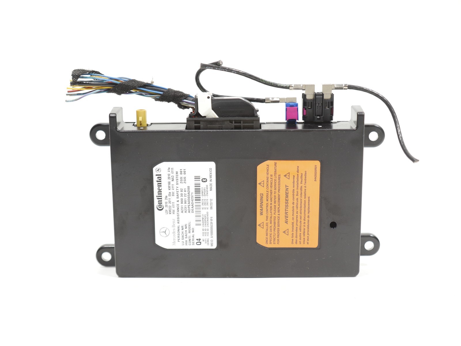 2012-2014 Mercedes C250 W204 Telematics Communication Control Module OEM