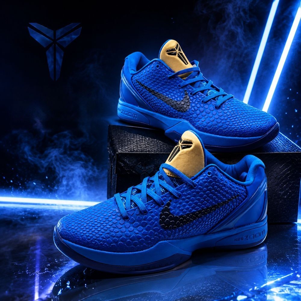 Caitlin Clark x Kobe 6 Protro “Cookie Monster” Size US 7-12 (Men\'s) NEW