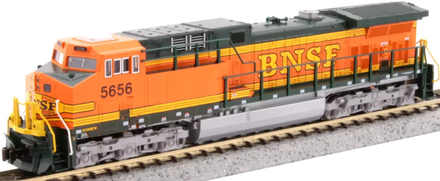 KATO 1767114 N Scale GE C4400CW BNSF LOCOMOTIVE  #5656 DC, DCC READY 176-7114