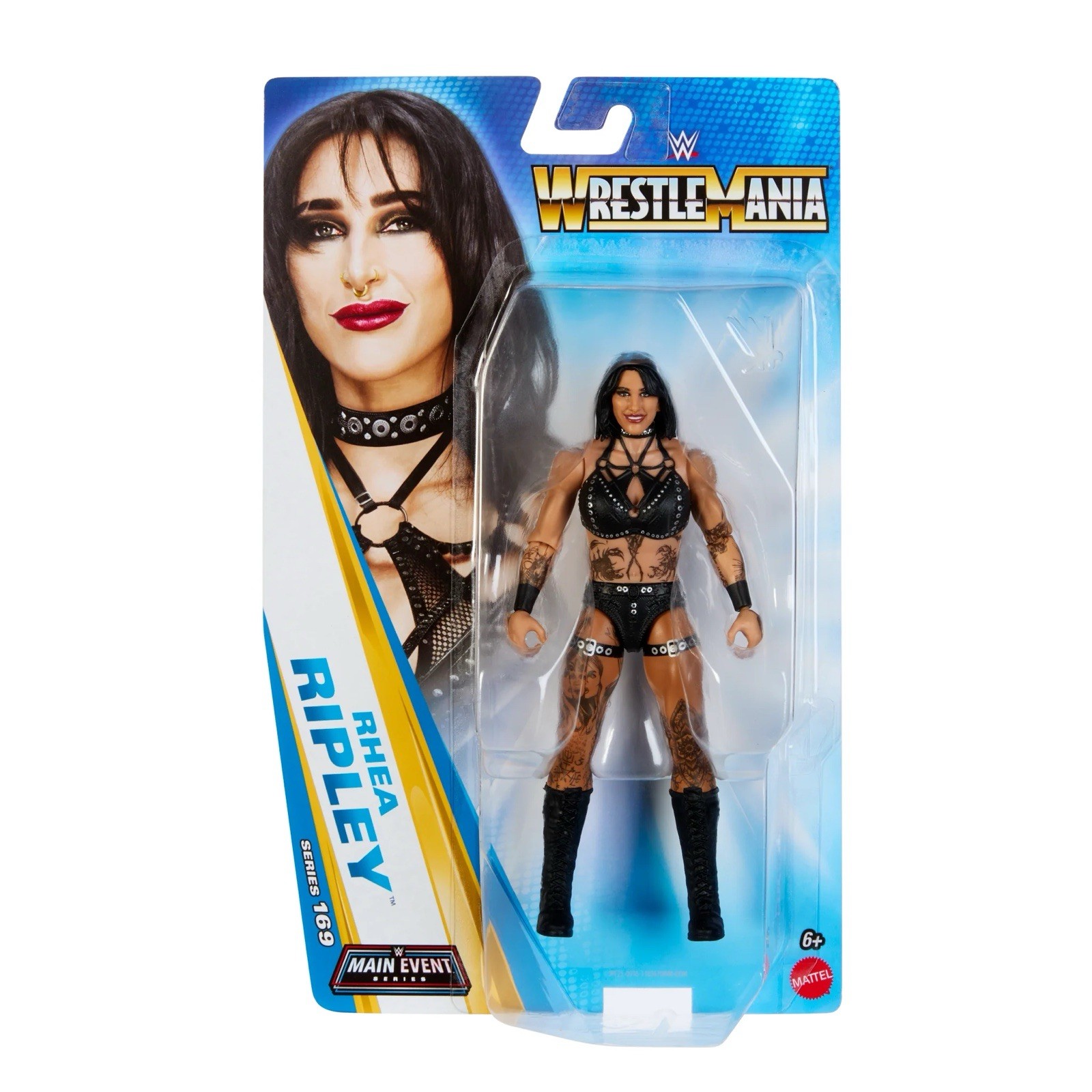 Rhea Ripley WWE Mattel Main Event Basic Series 169 Wrestling Figure Rhea Ripley WWE Mattel Main Event Basic Series 169 Wrestling Figure
