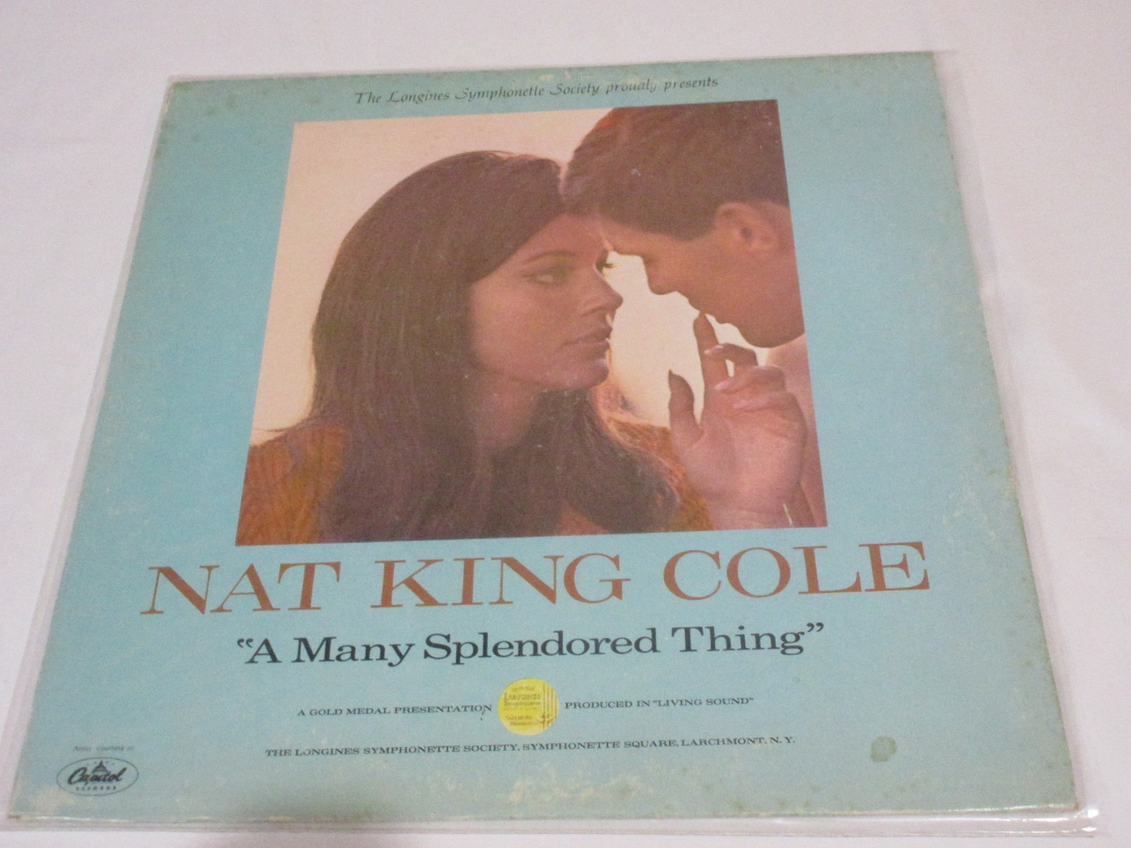 Vtg. Nat King Cole -LP Vinyl Record- A Many Splendored Thing Vtg. Nat King Cole -LP Vinyl Record- A Many Splendored Thing