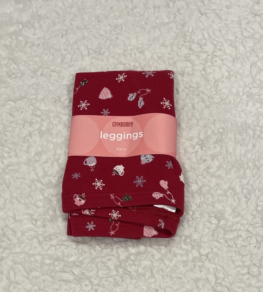Gymboree VTG WINTER SNOWFLAKE Red Knit Leggings NWT 8 Gymboree VTG WINTER SNOWFLAKE Red Knit Leggings NWT 8
