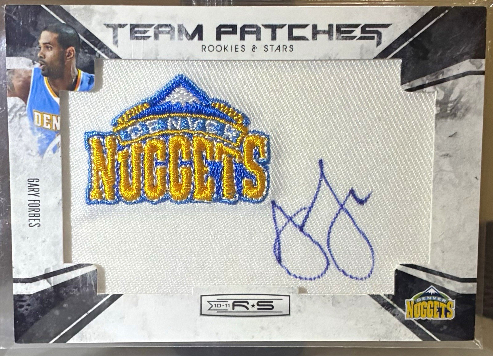 Panini 2010-11 Rookies & Stars Gary Forbes RC Auto Patch #175 312/499 Panini 2010-11 Rookies & Stars Gary Forbes RC Auto Patch #175 312/499