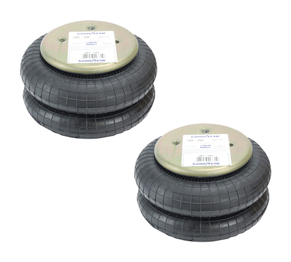 2 Pack Double Convoluted Air Spring Bag Replaces 2B9202 1371 3546910 4320 458433 2 Pack Double Convoluted Air Spring Bag Replaces 2B9202 1371 3546910 4320 458433