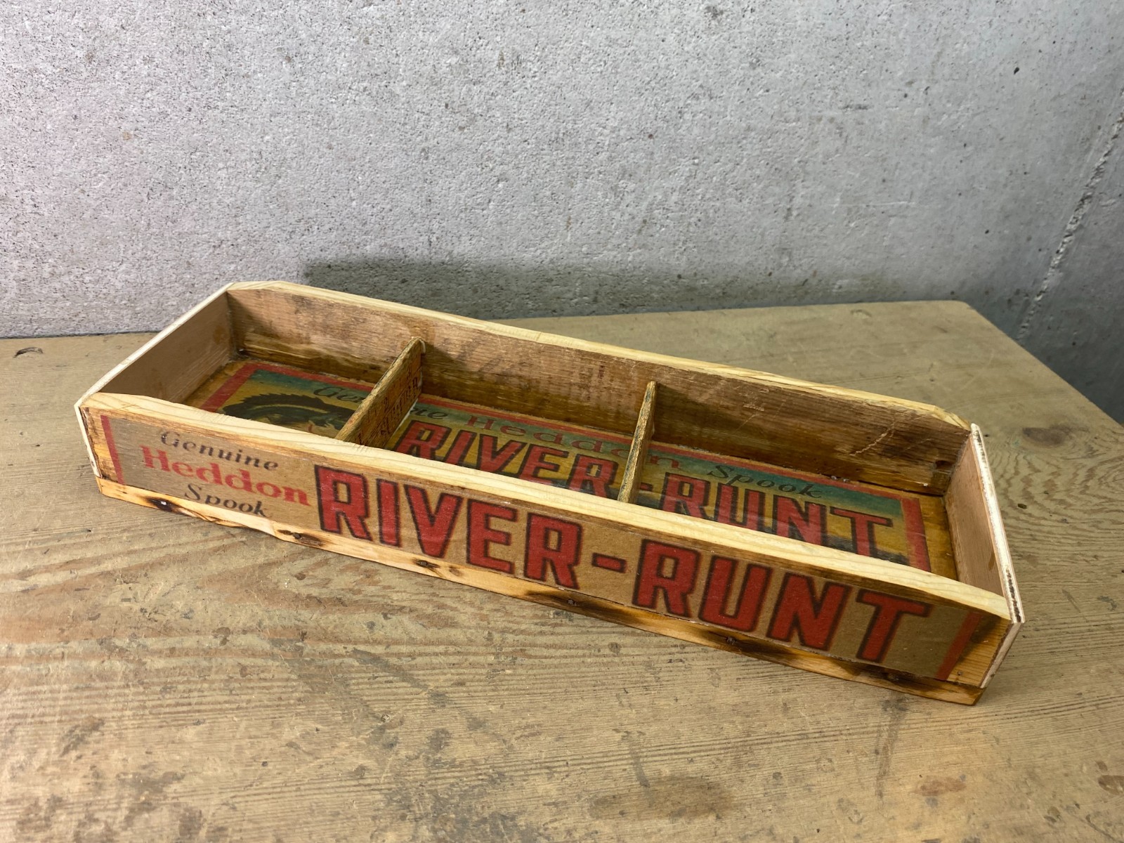 Heddon Fishing Lure Tackle Box Insert River-Runt Heddon Fishing Lure Tackle Box Insert River-Runt