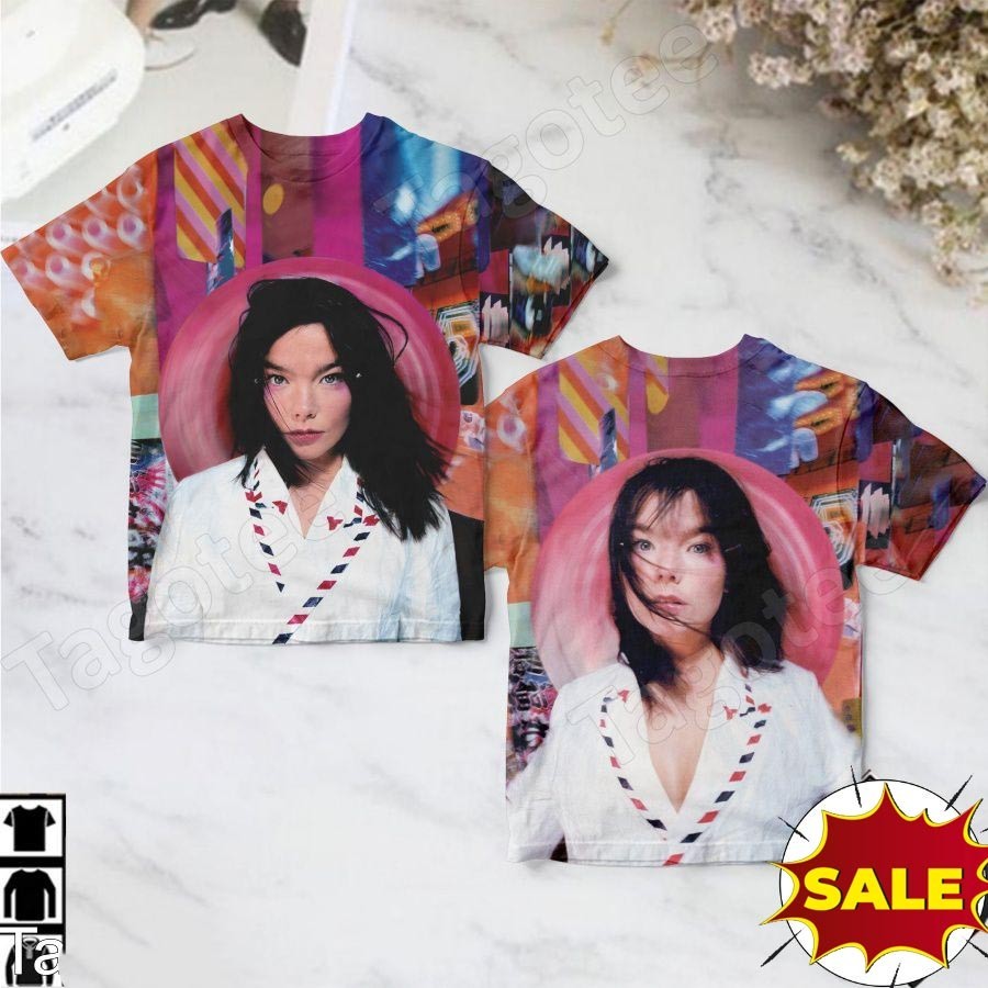 Björk Post Album Cover 3D T Shirt AOP MC798