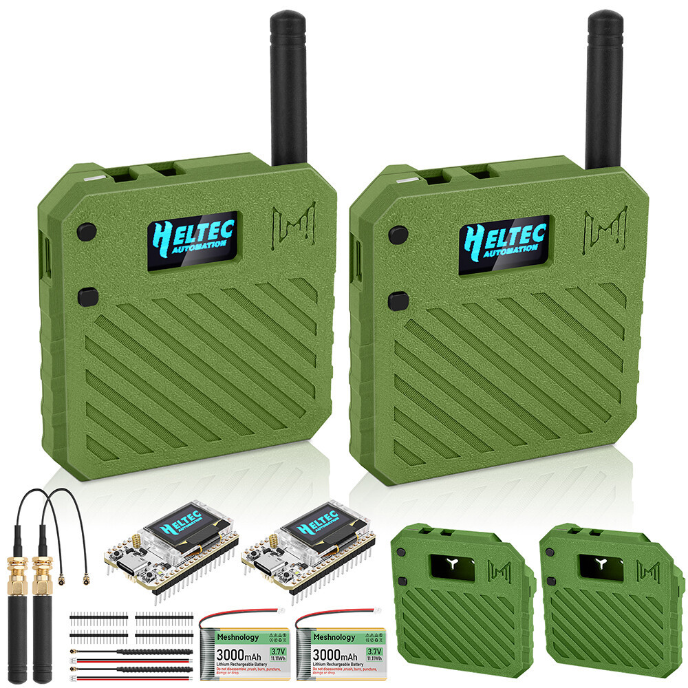 Heltec Meshtastic LoRa V3 Kit+ 3000mAh Battery Long Range Wireless Communication