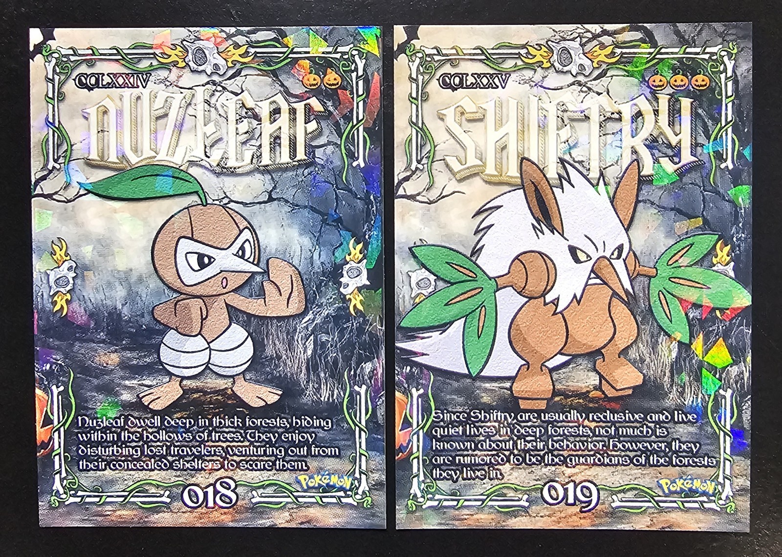 NUZLEAF X SHIFTRY LOT - POKEMON PRISMA HALLOWEEN RARE CCG HOLO NUZLEAF X SHIFTRY LOT - POKEMON PRISMA HALLOWEEN RARE CCG HOLO