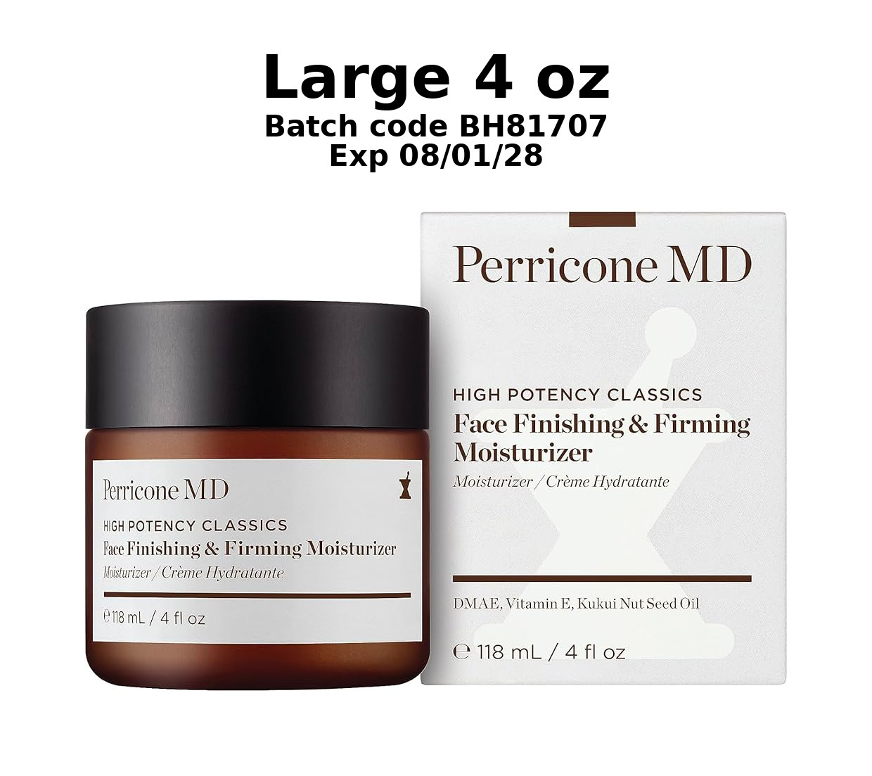 Perricone MD Face Finishing & Firming Moisturizer SUPERSIZED DEAL 4 oz EXP 8/28 Perricone MD Face Finishing & Firming Moisturizer SUPERSIZED DEAL 4 oz EXP 8/28