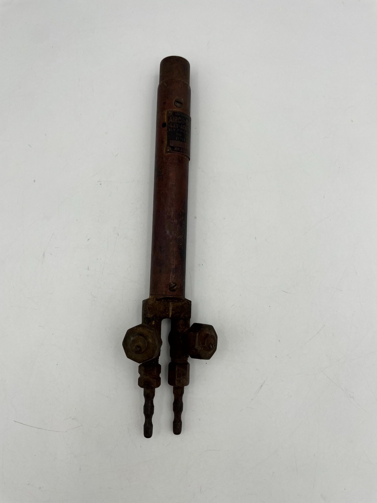 Vintage Airco-Davis Bournonville Oxy-Acetylene Gas Cutting Welding Torch Handle Vintage Airco-Davis Bournonville Oxy-Acetylene Gas Cutting Welding Torch Handle