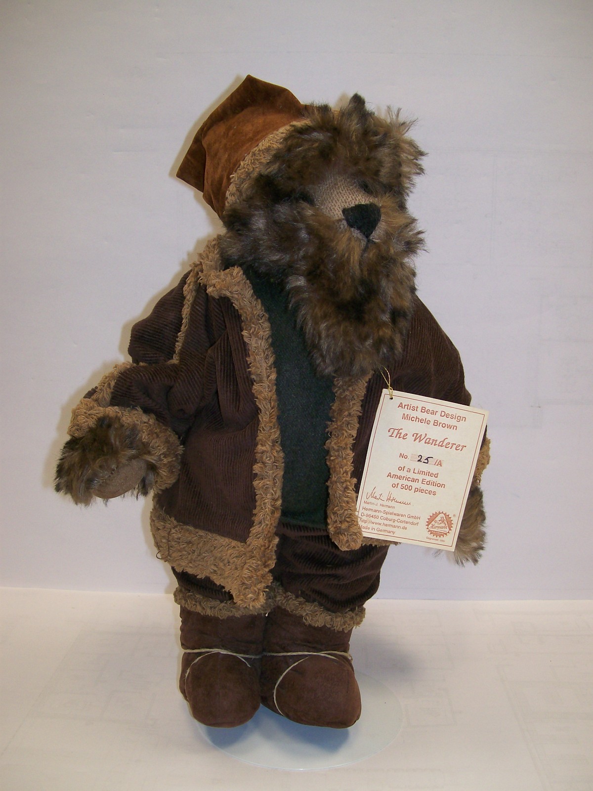 RARE Hermann Spielwaren THE WANDERER Mohair 17