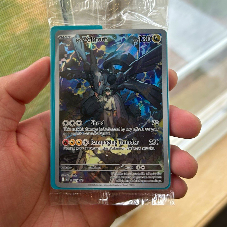 Pokemon TCG N's Zekrom 031 Me: Mega Evolution Promo Holo English 2023 (SEALED) Pokemon TCG N's Zekrom 031 Me: Mega Evolution Promo Holo English 2023 (SEALED)